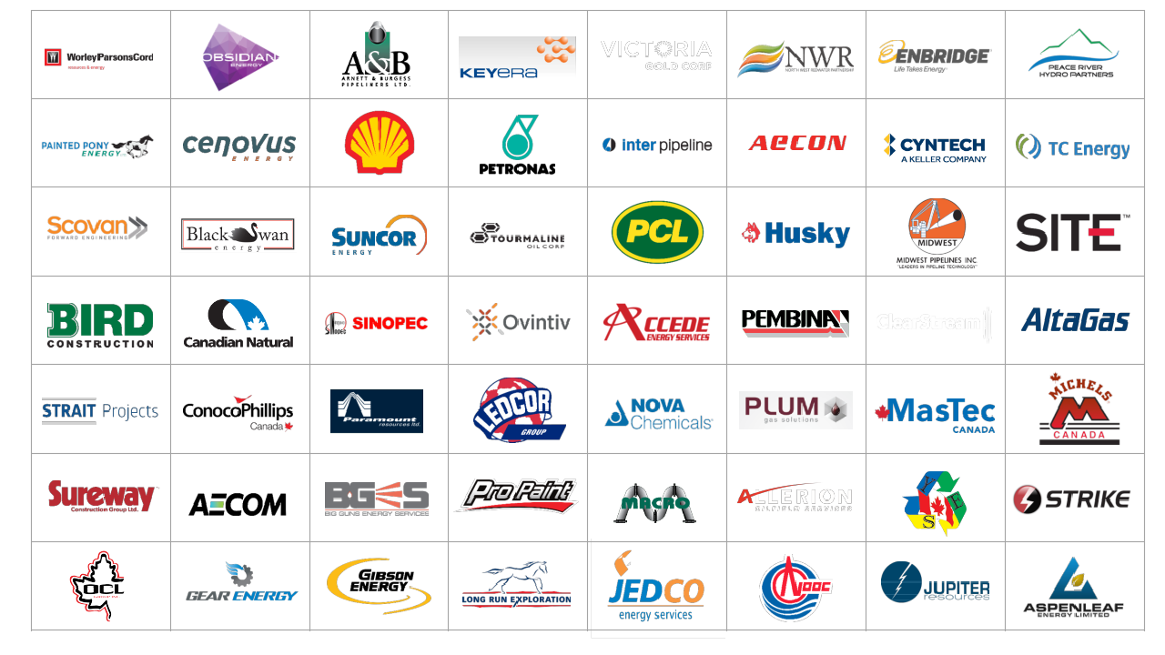 ArticTherm Client Logos - Shell, Enbridge, Petronas, and other industry leaders